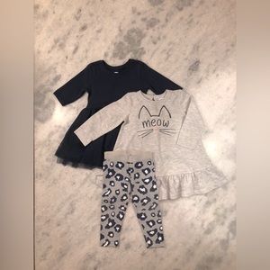 Size 6-12 Months Baby Girl Toddler Clothes Pajamas & Dress  (5 total)